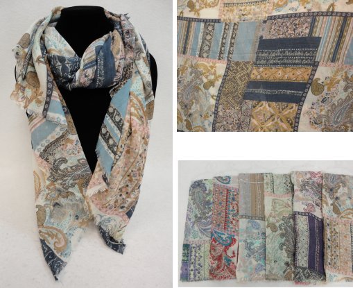 Fashion SCARF [Paisley-Floral]